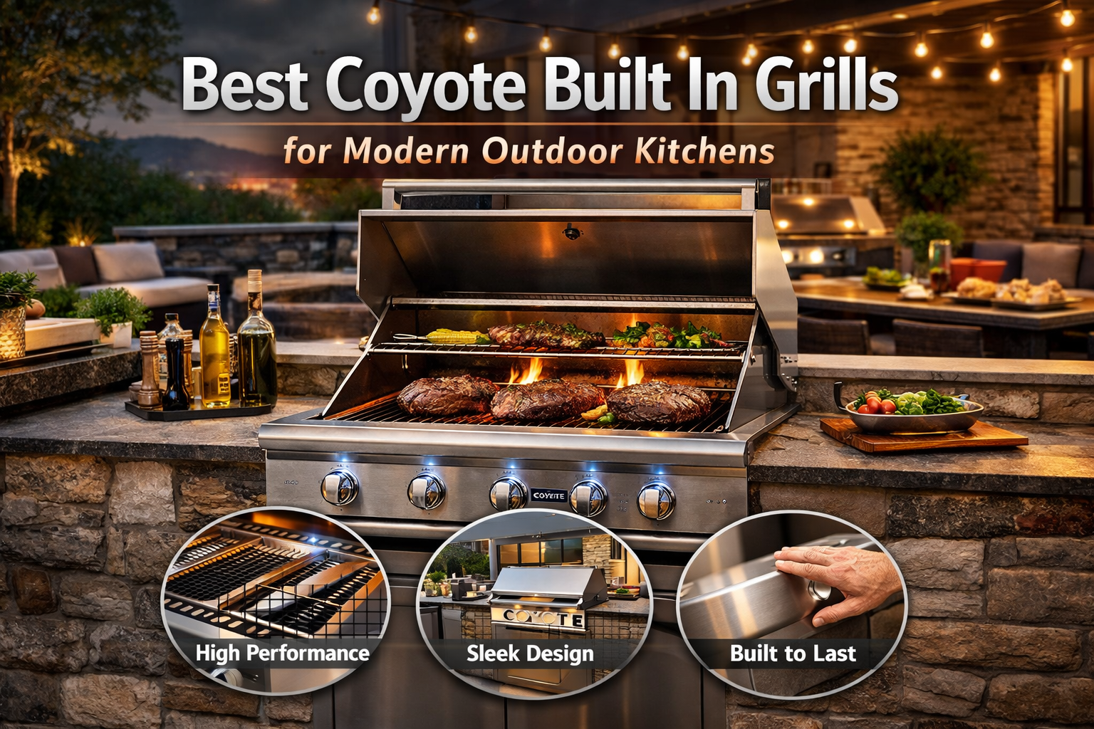 Best Coyote Built In Grills for Modern Outdoor Kitchens