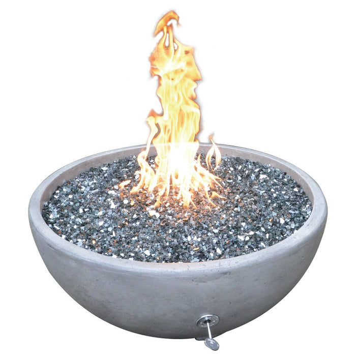 TrueFlame Grey Adobe Fire Water Bowl