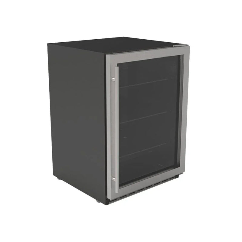 TrueFlame 24-Inch 5.1 Cu. Ft. Outdoor Rated Fridge with Glass Door - Patioscape Outdoors
