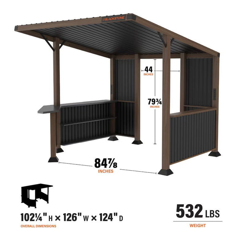 Blackstone 10' x 10' Bar and Grill Pavilion - 6000 - Patioscape Outdoors