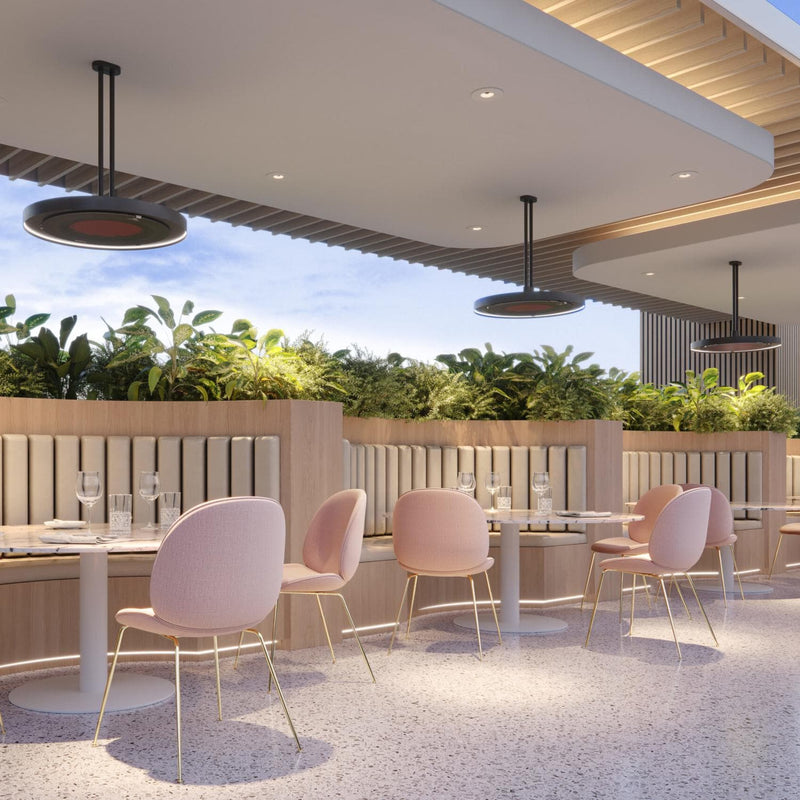 Bromic Eclipse BH0920001-1 Smart-Heat 28-Inch 2900W Dual Element 240V Electric Infrared Heater W/ Twin Pole