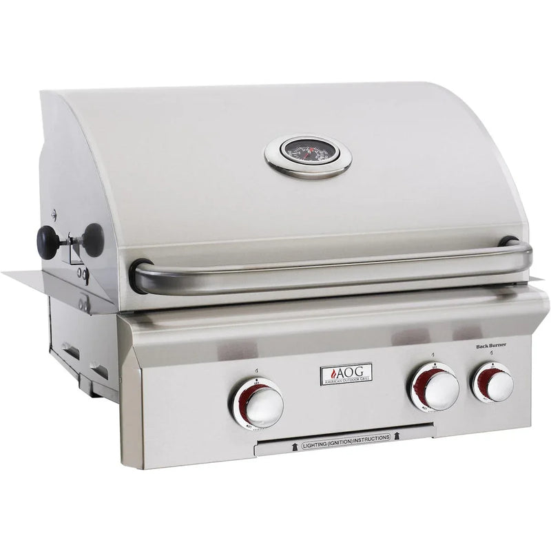 American Outdoor Grill T-Series 24-inch Built-In Grill With Rotisserie Backburner - Patioscape Outdoors