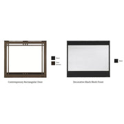 Majestic Quartz Platinum 36" Direct Vent Gas Fireplace - Includes Touchscreen Remote and Blower - Patioscape Outdoors