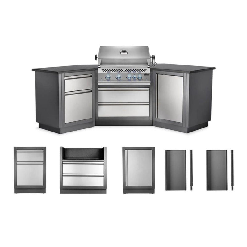 Napoleon Oasis 200 Outdoor Kitchen Island with Built in 700 Series 32 Grill