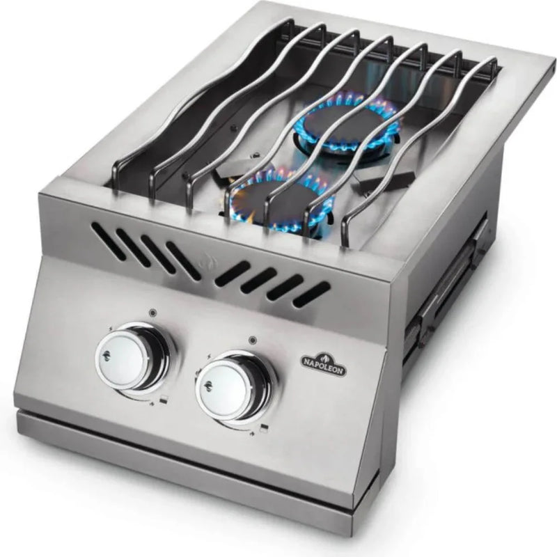 Napoleon BI12RTPSS Built-in 500 Series Inline Dual Range Top Burner - Patioscape Outdoors