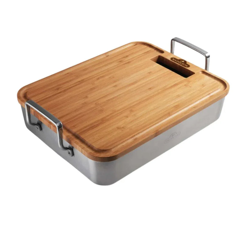 Napoleon 56033 Premium Stainless Steel Roasting Pan - Patioscape Outdoors