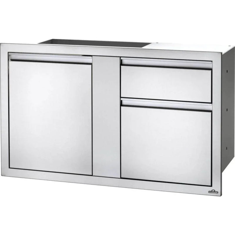 Napoleon BI-4224-1D1W - 42" x 24" Large Door & Waste Bin Drawer Combo - Patioscape Outdoors