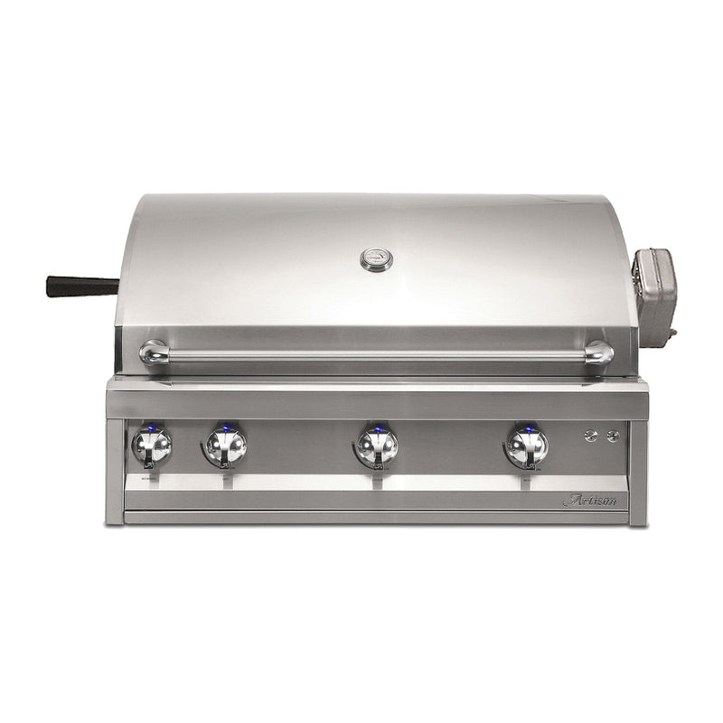 Artisan Professional 36-Inch Propane Gas Built-In Grill w/ Rotisserie and Lights - ARTP-36-LP