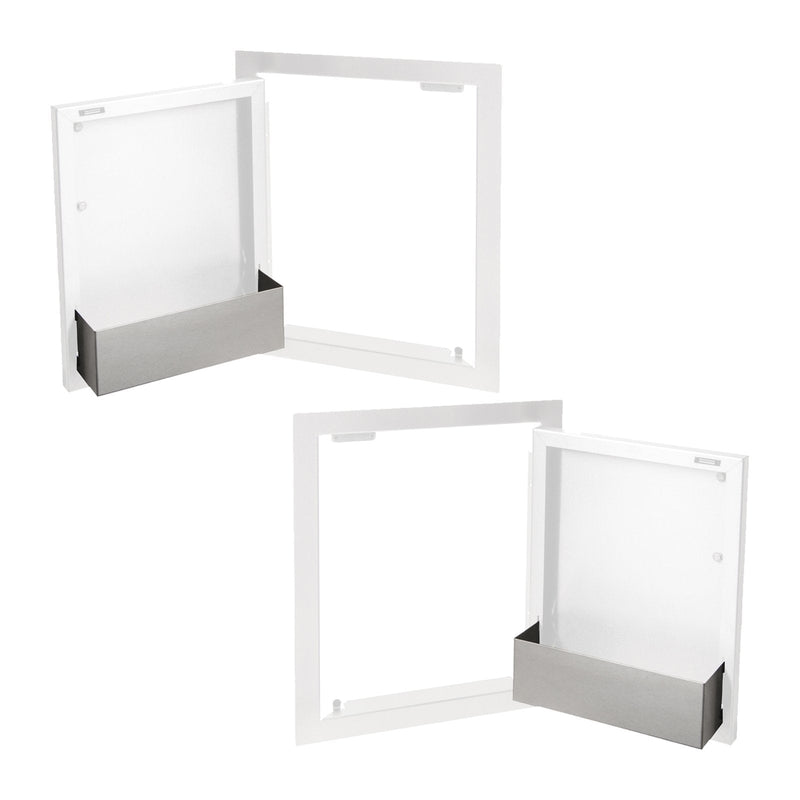 Artisan Stainless Steel Single Door Storage Bin for 42-Inch Double Access Doors (2 Required) - ARTP-DS42