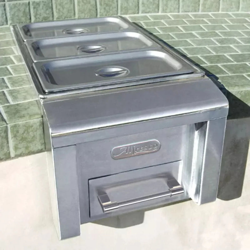 Alfresco 14-Inch Built-In Food Warmer and Steam Table - Patioscape Outdoors