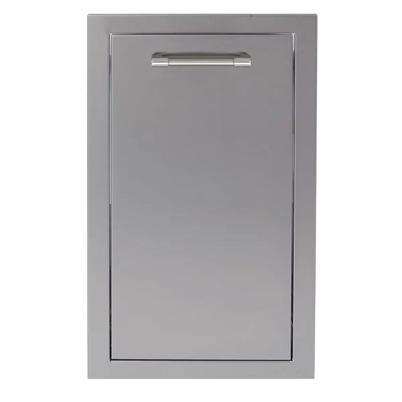 Alfresco 15-Inch Stainless Steel Soft-Close Roll-Out Trash Center - Patioscape Outdoors