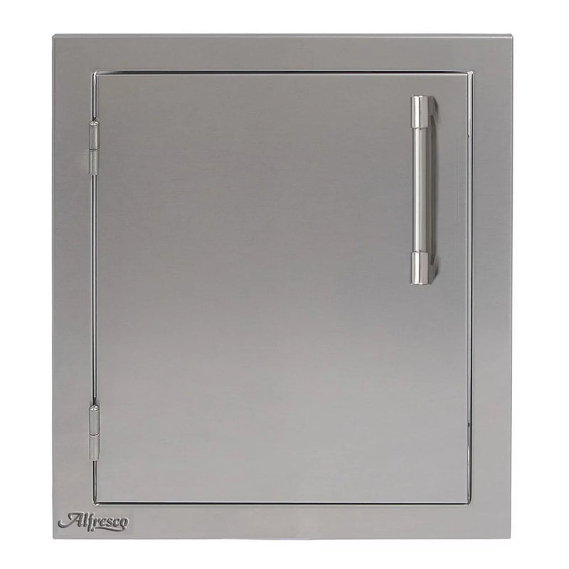 Alfresco 17-Inch Left-Hinged Vertical Single Access Door - Patioscape Outdoors