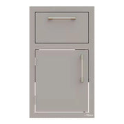 Alfresco 17-Inch Stainless Steel Left-Hinged Soft-Close Door & Drawer Combo - Patioscape Outdoors