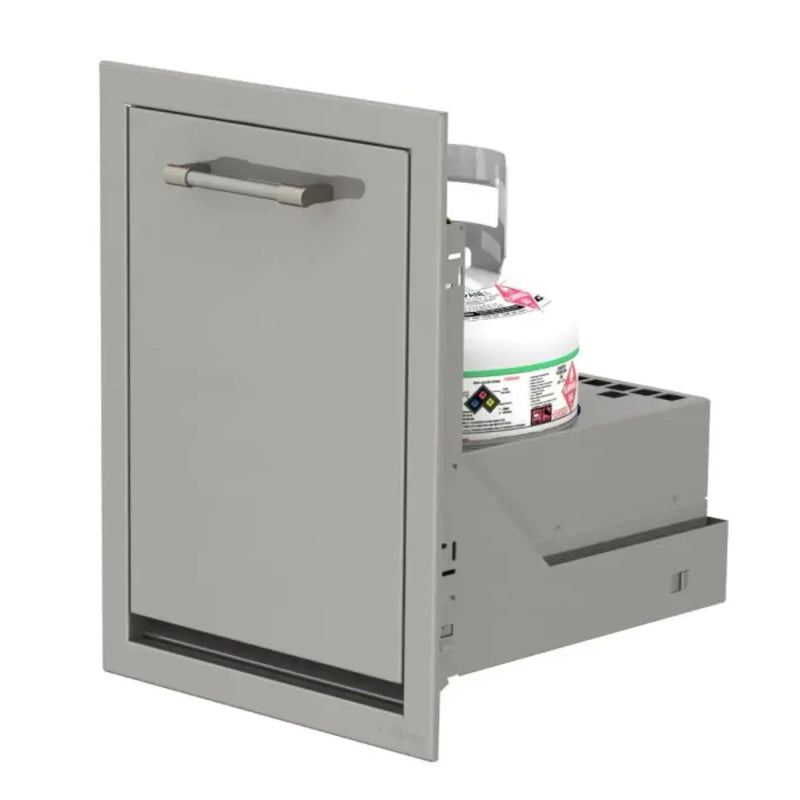 Alfresco 18-Inch Stainless Steel Propane Tank Drawer - Patioscape Outdoors