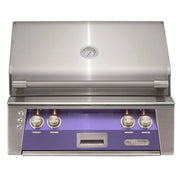 Alfresco 30" Blue Lilac Built-In Gas Grill with Rotisserie & Smoker Drawer - Patioscape Outdoors