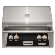 Alfresco 30" Jet Black Built-In Gas Grill with Rotisserie & Smoker Drawer - Patioscape Outdoors