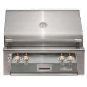 Alfresco 30" Signal Gray Built-In Gas Grill with Rotisserie & Smoker Burner - Patioscape Outdoors