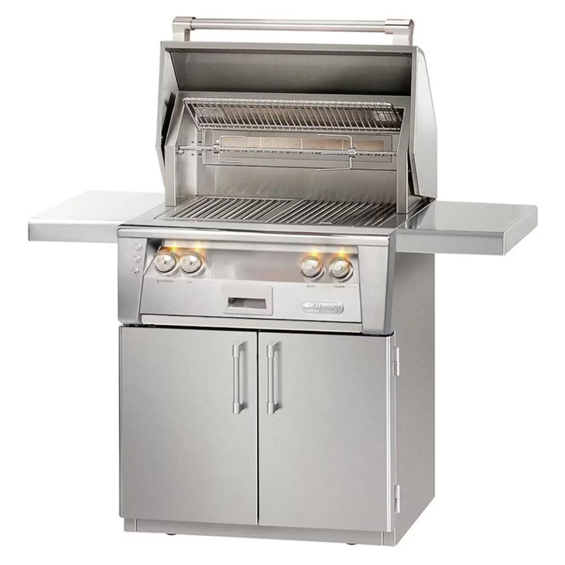Alfresco 30-Inch Stainless Steel Freestanding Gas Grill w/ Rotisserie - Patioscape Outdoors
