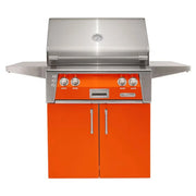 Alfresco 30-Inch Stainless Steel Freestanding Gas Grill w/ Rotisserie in Luminous Orange - Patioscape Outdoors