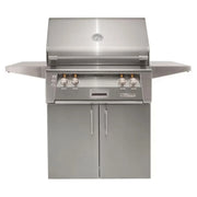 Alfresco 30-Inch Stainless Steel Freestanding Gas Grill w/ Rotisserie in Signal Gray - Patioscape Outdoors