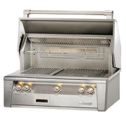 Alfresco 36" Built-In Stainless Steel Gas Grill with Rotisserie & Smoker Drawer - Patioscape Outdoors