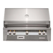 Alfresco 36" Signal Gray Built-In Gas Grill with Sear Zone, Rotisserie & LED Control Panel - Patioscape Outdoors