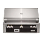 Alfresco 36" Matte Jet Black Built-In Gas Grill with Rotisserie & Smoker Drawer - Patioscape Outdoors