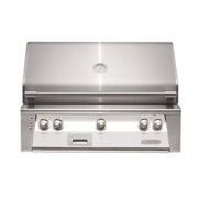 Alfresco 36" Matte Signal White Built-In Gas Grill with Rotisserie & Smoker Drawer - Patioscape Outdoors
