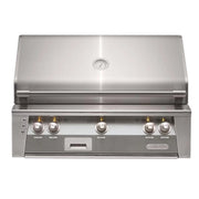 Alfresco 36" Signal Gray Built-In Gas Grill with Rotisserie & Smoker System - Patioscape Outdoors