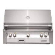 Alfresco 36" Signal White Built-In Gas Grill with Rotisserie & Smoker System - Patioscape Outdoors