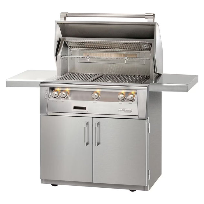 Alfresco 36-Inch Stainless Steel Freestanding Gas Grill w/ Rotisserie & Sear Zone
