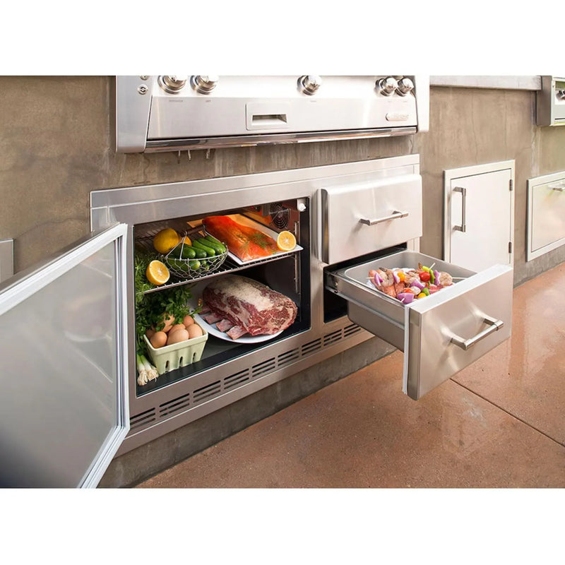 Alfresco 42-Inch 7.2 Cu. Ft. Under Grill Outdoor Rated Refrigerator - Patioscape Outdoors
