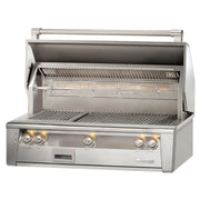 Alfresco 42" Built-In Stainless Steel Gas Grill with Rotisserie & Signature Taste™ Smoker System - Patioscape Outdoors