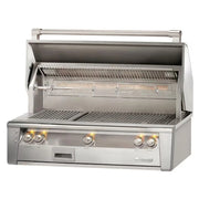 Alfresco 42-Inch Built-in Stainless Steel Gas Grill with Rotisserie, Sear Zone & Signature Taste Smoker - Patioscape Outdoors