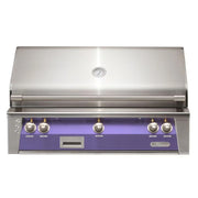 Alfresco 42" Blue Lilac Built-In Gas Grill with Sear Zone, Rotisserie & Signature Smoker System - Patioscape Outdoors