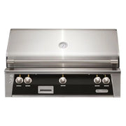 Alfresco 42" Jet Black Built-In Gas Grill with Sear Zone, Rotisserie & Smoker System - Patioscape Outdoors