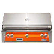 Alfresco 42" Luminous Orange Built-In Gas Grill with Rotisserie, Sear Zone & Smoker - Patioscape Outdoors
