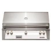 Alfresco 42" Matte Signal White Built-In Gas Grill with Rotisserie, Sear Zone & Smoker System - Patioscape Outdoors