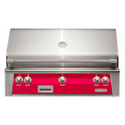 Alfresco 42" Raspberry Red Built-In Gas Grill with Sear Zone, Rotisserie & Smoker System - Patioscape Outdoors