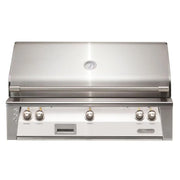 Alfresco 42" Signal White Built-In Gas Grill with Rotisserie, Sear Zone & Smoker System - Patioscape Outdoors