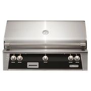 Alfresco 42" Jet Black Built-In Gas Grill with Rotisserie, Smoker & LED Controls - Patioscape Outdoors