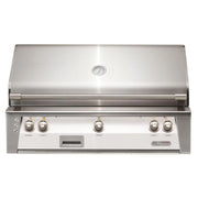 Alfresco 42" Built-In Signal White Gas Grill with Rotisserie & Smoker System - Patioscape Outdoors