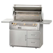 Alfresco 42-Inch Stainless Steel Freestanding Gas Grill w/ Refrigerated Cart, Rotisserie & Sear Zone - Patioscape Outdoors