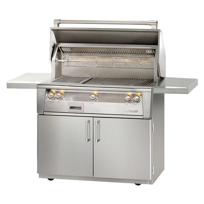 Alfresco 42-Inch Stainless Steel Freestanding Gas Grill w/ Rotisserie - Patioscape Outdoors