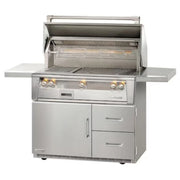 Alfresco 42-Inch Stainless Steel Freestanding Gas Grill w/ Rotisserie & Refrigerated Cart - Patioscape Outdoors