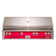 Alfresco 56" Built-In Stainless Steel Gas Grill in Raspberry Red with Rotisserie & Sear Zone - Patioscape Outdoors