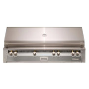 Alfresco 56" Built-In Stainless Steel Gas Grill in Signal Gray with Rotisserie, Sear Zone & Smoker System - Patioscape Outdoors