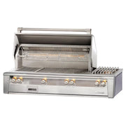 Alfresco 56-Inch Deluxe Built-in Stainless Steel Gas Grill with Rotisserie, Sear Zone & Side Burner - Patioscape Outdoors