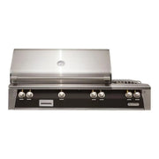 Alfresco 56" Matte Jet Black Built-In Gas Grill with Rotisserie, Sear Zone & Side Burner - Patioscape Outdoors