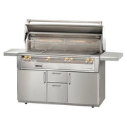Alfresco ALXE 56-Inch Stainless Steel Freestanding Gas Grill w/ Sear Zone And Rotisserie - Patioscape Outdoors